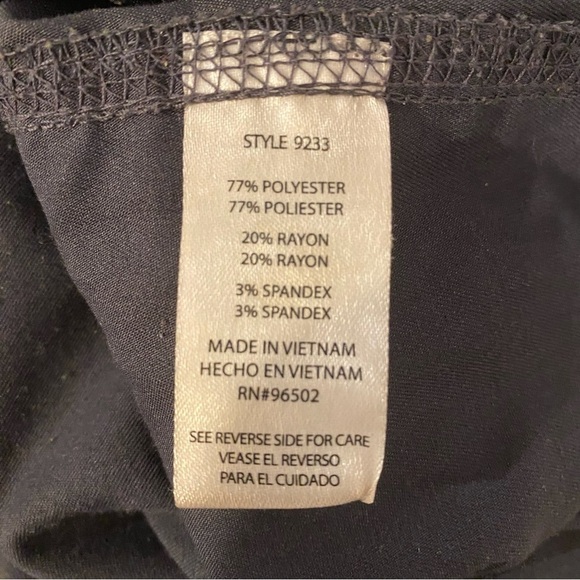 Purple Label Yoga by Healing Hands size XS STRETCH 6-pockets Jogger Cargo Scrubs - Picture 10 of 10